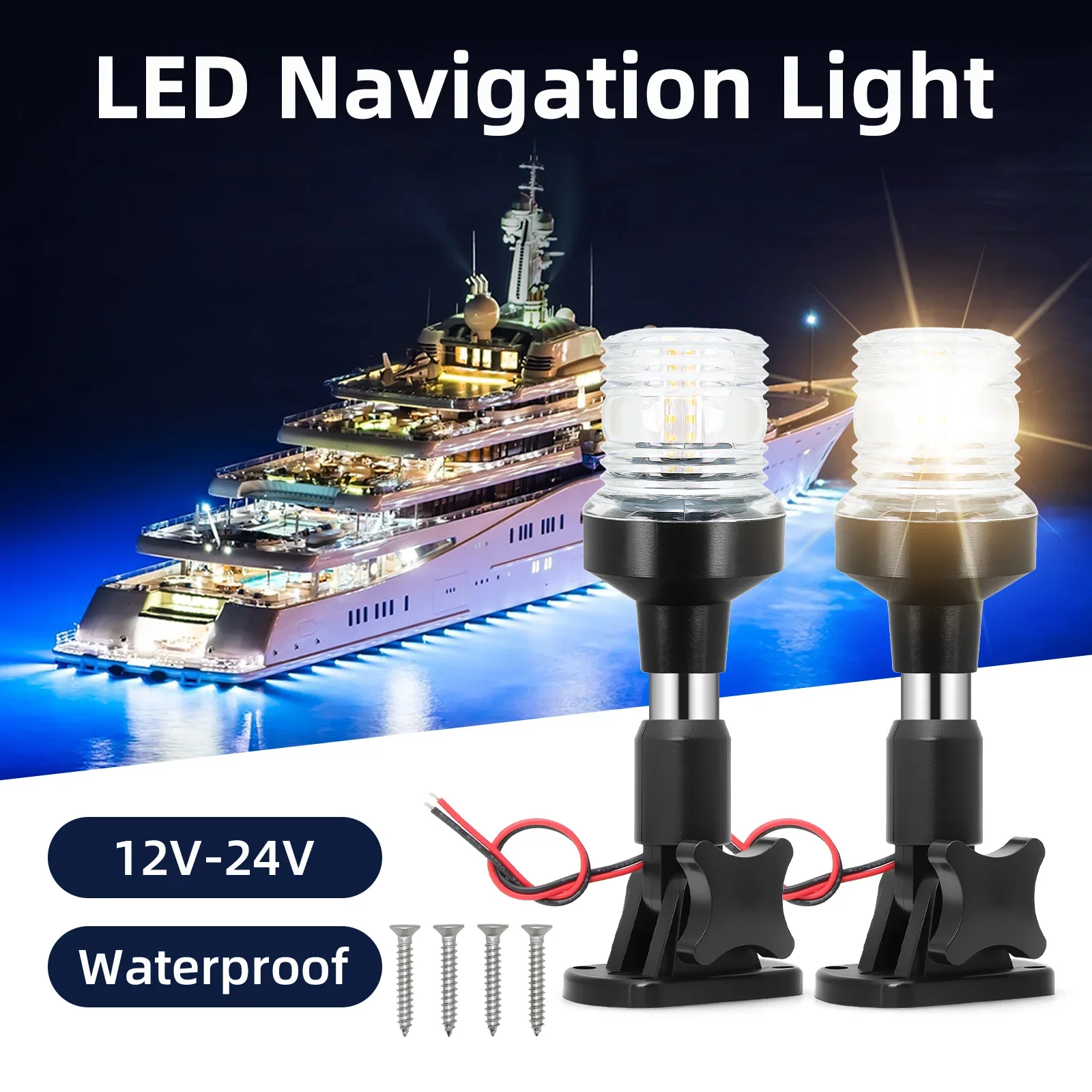 AD 12-24V Luce di navigazione  - Fishing Boat Paddle recensione e prezzo