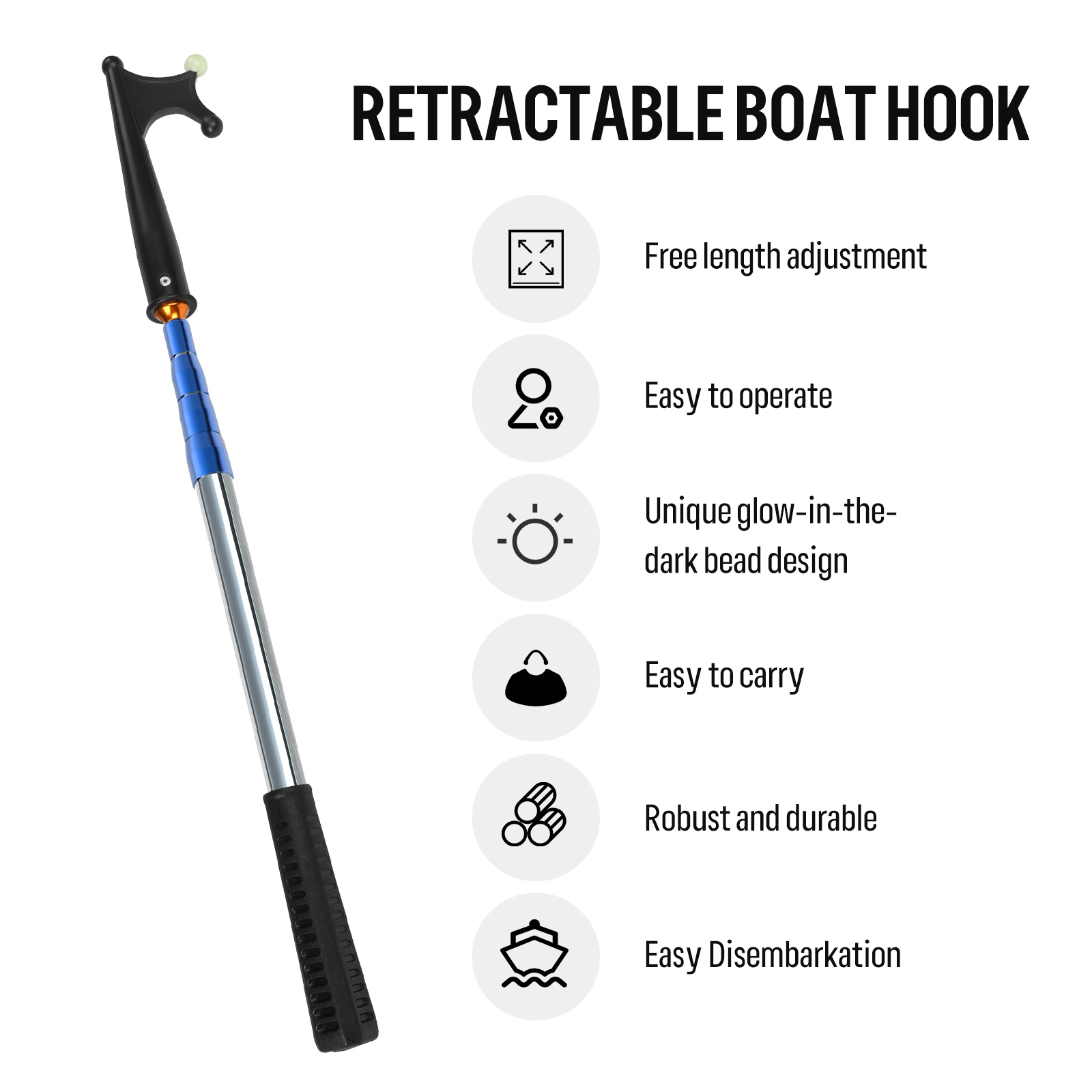 SANLIKE Gancio per barca lumin - Fishing Boat Trailer recensione e prezzo